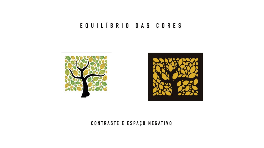 Equilíbrio das cores: contraste e espaço negativo