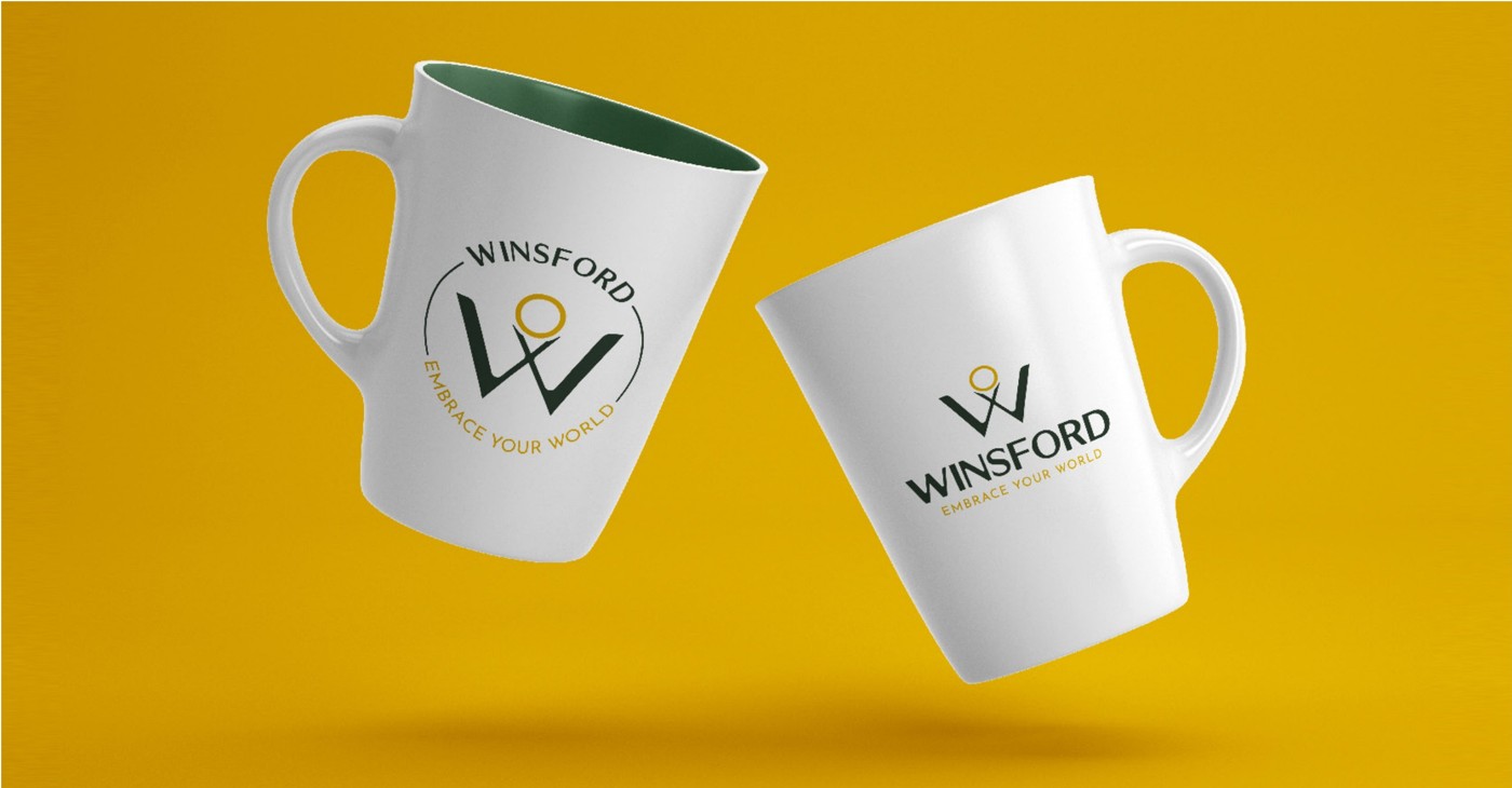 Canecas com a marca Winsford